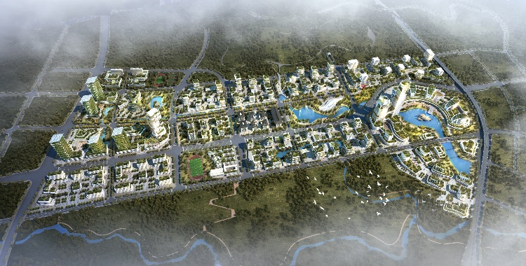 <dd><p><strong>项目地点：</strong>重庆市两江蔡家自贸区</p><p><strong>用地面积：</strong>125.43公顷（1.25平方公里）</p><p><strong>建筑面积：</strong>139.22万平方米</p><p><br/></p></dd>